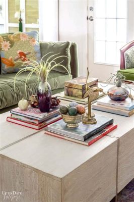 how to display books on a table